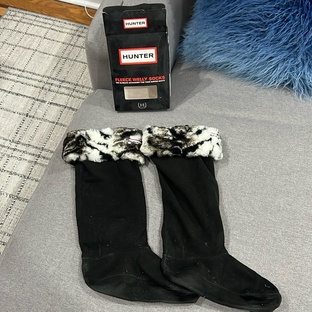 Hunter Fleece Welly Socks